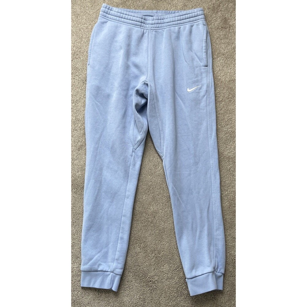Nike Sportswear Club Fleece Joggers Mens Medium Blue Sweatpants Casual Lounge